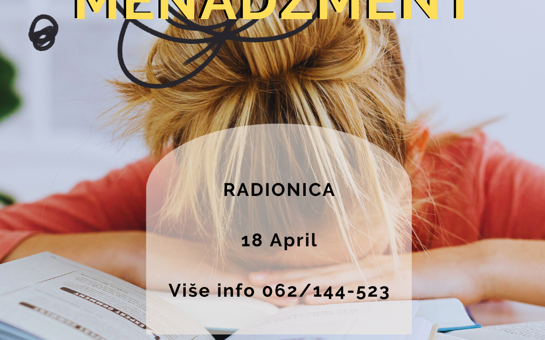 STRESS MENADŽMENT RADIONICA